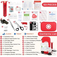 Extracteur de venin EVA SL-168, Désintoxicateur d'urgence par aspiration pour l'extérieur, Kit de premiers secours, Désinfection infrarouge lointain pour piqûres de serpents et d'abeilles en milieu sauvage