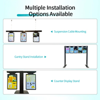 Etiqueta Electrónica para Estantes con Pantalla Dual de 10.1 Pulgadas, ESL IP65, Etiquetas de Precio Digitales, Actualización Remota de Contenido por WIFI y BT para Supermercados