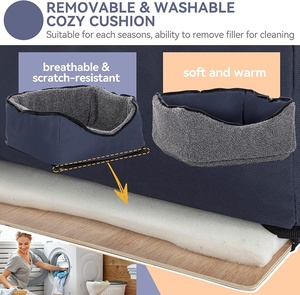 Pet Lookout Safety Seat <strong>Dog</strong> Booster <strong>Car</strong> Seat Portable Pet <strong>Bed</strong> Travel <strong>Dog</strong> <strong>Bed</strong> with Customized Logo - Product Image 6