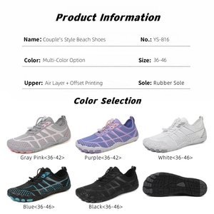 Chaussures de <span class=keywords><strong>marche</strong></span> antidérapantes en caoutchouc respirant ETMF à tige en maille, séchage rapide, quatre saisons, pour l'extérieur, style pieds nus - Product Image 6