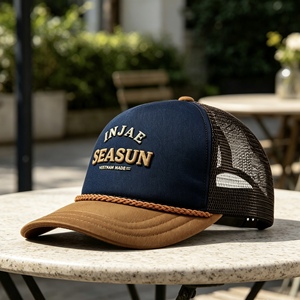 Custom 3D Embroidered Baseball Cap Snapback <b>Hat</b> Unisex Dad Cap Tucker <b>Hat</b> Adjustable Snapback Cap Breathable Mesh <b>Hat</b> - Product Image 5