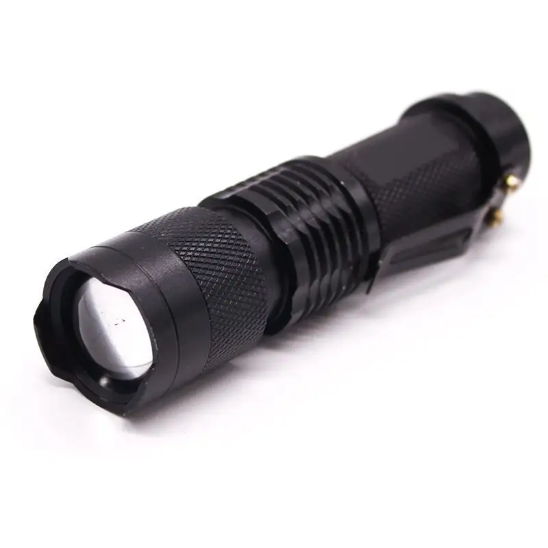Super Bright Mini LED 3 Modes Light Adjustable Zoom Focus Waterproof Small Design Flashlight