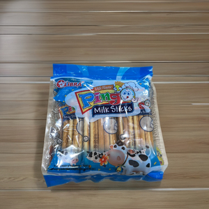 Pingo Milk Stick 186g Crispy Rolling Biscuits <b>Sweet</b> Milk Flavor Low-Salt Packaged in <b>Bag</b> - Product Image 3