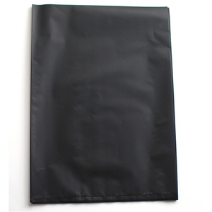 Pochette plate ESD en PE noir pour la protection contre l'humidité et l'étanchéité des appareils électroniques - Product Image 1