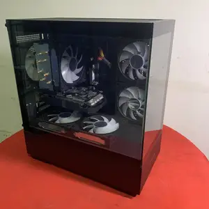 Desktop Computer E5 2673 V3 16GB 32GB 500G SSD RX550 4GB 12 Core Win-11 PC Desktop Computer Micro Computer Gaming Pc Gamer