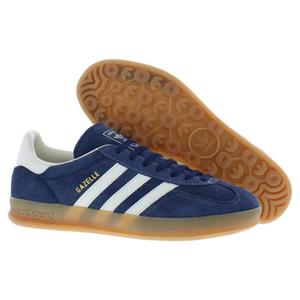 Zapatillas Adidas Gazelle Indoor para Hombre, Color Azul Noche, Blanco Hueso y Dorado Metálico - Product Image 4