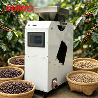 Séparateur de Grains Mobile Économe en Énergie et Silencieux pour Pois Chiches, Orge et Graines de Melon - Mini Trieur Optique de Grains