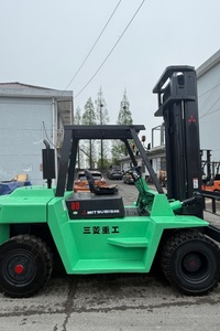 Chariot élévateur Mitsubishi TCM japonais d'occasion à bas prix, 3 tonnes, en bon état, diesel, 4x4, pneus pleins, terrain accidenté - Product Image 6
