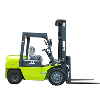 Runtx Marque 2500kg 3m-6m Triplex Mât Chariot Élévateur Solide Pneus Côté Shifter Moteur Diesel Prix Usine