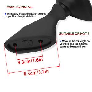 Rétroviseur réglable pour Suzuki HAYABUSA GSX1300R GSXR1300 1997-2020 GSXR1000 2001-2002 - État neuf - Product Image 4