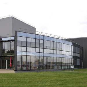 Muro Cortina de Vidrio con Marco Expuesto de Alta Intensidad Personalizado para Edificios Comerciales de Oficinas con Interlámina Reflectante Low-E - Product Image 4