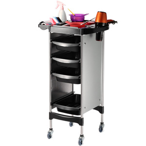 Carrito de Salón de Belleza Dongpin, 320x420x920mm, Acero Inoxidable, Almacenamiento Multicapa, Gabinete Móvil para Salón de Peluquería - Product Image 3