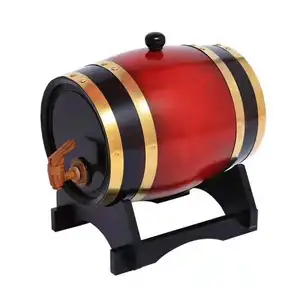 Vendita 10 l20l 30L barile di vino di pino barile di birra botte di vino in legno con rivestimento interno