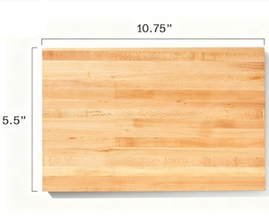 Planche à découper en bois d'érable épaisse avec poignées latérales - Product Image 5