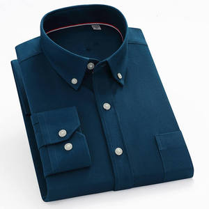 Chemise de bureau pour homme, tissu premium doux pour la peau, manches longues, chemises <span class=keywords><strong>en</strong></span> coton pour homme pour les affaires - Product Image 3