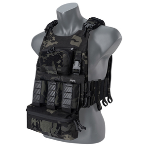 Conjunto de Chaleco Táctico Multifuncional de Liberación Rápida para Entrenamiento (Incluye Bolsa Colgante, Bolsa de Pecho, Correas Protectoras para Portaplacas) - Product Image 4