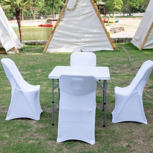 Tavolo da gioco pieghevole quadrato facile da trasportare <span class=keywords><strong>con</strong></span> gambe pieghevoli da esterno tavolo compatto per escursioni in campeggio - Product Image 6