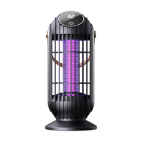 Lámpara Antimosquitos UV Portátil y Ecológica, Funciona con Batería, 4 Velocidades Ajustables, Trampa para Insectos de Pared o Escritorio, Repelente