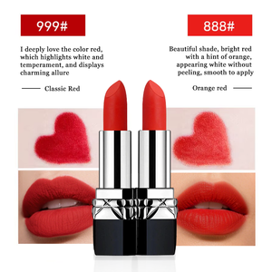 <span class=keywords><strong>Rouge</strong></span> à lèvres de luxe à haute teneur en pigment 12 couleurs <span class=keywords><strong>rouge</strong></span> nude <span class=keywords><strong>999</strong></span> #720 imperméable mat soyeux crémeux non collant végétalien <span class=keywords><strong>rouge</strong></span> à lèvres sans cruauté - Product Image 3