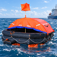 Radeau de sauvetage gonflable de type A pour bateaux commerciaux, à lancer à l'eau en cas d'urgence