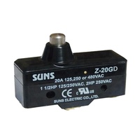 Micro-interrupteur DPDT à ouverture positive 10A 125/250/480V IP00 10 millions de cycles