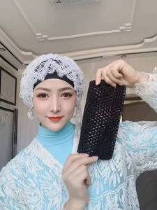 2025 New Breathable Modal Elastic Sports Cap with Solid Scarf & Adjustable Headband for Muslim Headscarves and Ethnic Neck Caps - Product Image 4