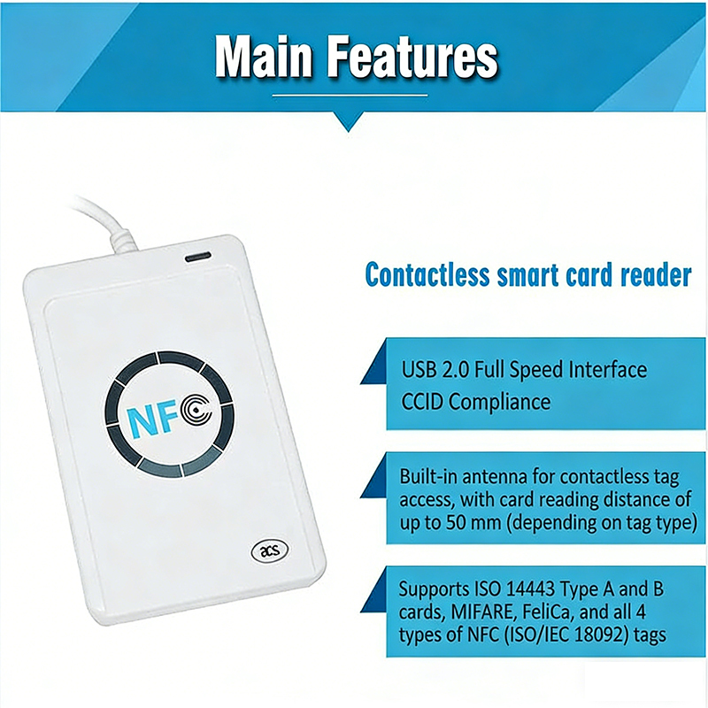 USB ACR122U ABS Material Smart Card