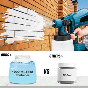<span class=keywords><strong>Pistola</strong></span> de Pintura Eléctrica Inalámbrica Recargable de 21V, Alta Presión HVLP, Portátil, <span class=keywords><strong>para</strong></span> <span class=keywords><strong>Pintar</strong></span> en el Hogar - Product Image 5