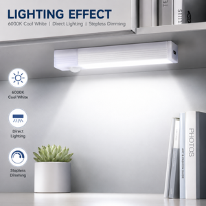 Under Cabinet <b>LED</b> Light 6000K Daylight Matte Aluminum Touch Switch Surface Mounted Kitchen <b>Lighting</b> 25000H Lifespan - Product Image 5
