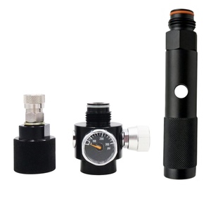 Adaptateur CO2 pour outil pneumatique, chargeur rapide pour cartouche CO2 12g, régulateur 0-200 PSI, raccord femelle QD 8mm en alliage d'aluminium, filetage G1/2-14 - Product Image 5