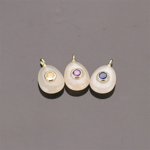 Ciondoli <span class=keywords><strong>a</strong></span> <span class=keywords><strong>Goccia</strong></span> in Pietra Dura e Cristallo Naturale per Creazione di Gioielli Collane Fai da Te Orecchini e Accessori - Product Image 5