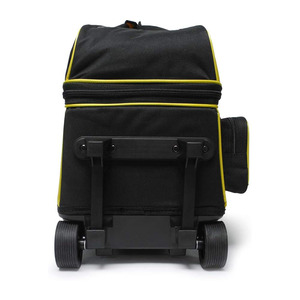 Bolsa de bolos ligera al por mayor bolsa de bolos de 2 bolas con ruedas Gran compartimento separado bolsa de bolos para zapatos herramientas de bolos - Product Image 3