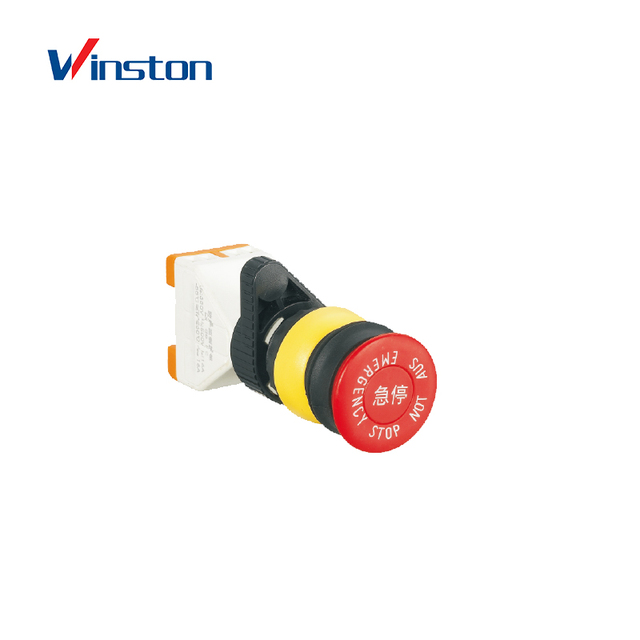 WST-C11ZX Emergency Stop Rotation-releasing Explosion Proof Push Button Switch 16A 250V IP67 Protection CE for