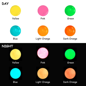 Hochwertige reichhaltige Pigmente Unsichtbares Glühen Acryl-Bastel farbe, im Dunkeln leuchtende Farbe für Leinwand, Stein, Holz, wasserdicht - Product Image 3