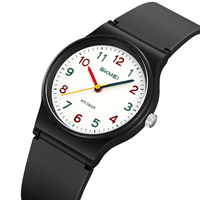 SKMEI 2549 Modische Schlichte Damen-Plastikuhren Marken-Casual-Mädchen-Quarzuhr Wasserdichte Damen-Armbanduhr