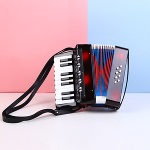 Acordeón Infantil de 17 Teclas y 8 Bajos, Mini Teclado Portátil, Instrumento Musical para Niños Principiantes, con Correa Ajustable - Product Image 3
