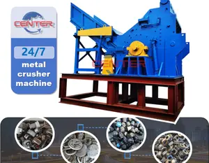 Heavy PSJ-900 Hammer Mill Crusher Transformer Aluminum With Iron Stainless Steel Scrap Crusher Machine