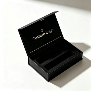 OEM Custom Eco-Friendly Cosmetic <b>Box</b> Manufacturer - Gold Foil Logo Cardboard Skincare Lotion Packaging with Foam Insert - Product Image 1