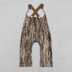 SR4048 rts - Conjunto de Mono sin Mangas para Bebés y Niñas, Estampado de Ciervo en Camuflaje Oliva, Venta al por Mayor, Algodón - Product Image 3