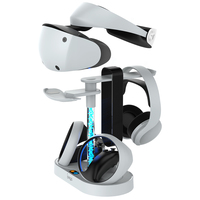 Support de stockage VR pour contrôleur VR2 et support d'affichage de charge de casque avec lumière LED pour contrôleur Snoy PSVR2