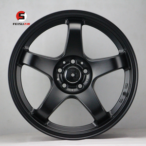 Aluminum Passenger Car Silver Black Alloy Wheel <strong>17</strong> <strong>Inch</strong> Broken Size Deep Lip Classic Race Car Alloy Wheel <strong>Rims</strong> Rines Factory - Product Image 5
