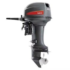 เครื่องยนต์เรือ 2 จังหวะ 40 แรงม้า แบบเพลาต่ำ  ขายดี  ใช้แก๊สโซลีน 40 - Product Image 2