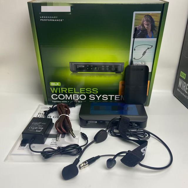 BLX24 Wireless Microphone for Stage Performance, Karaoke Host Live Streaming Professional Microphone PGA31