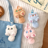 Nouveaux jouets en peluche tendance pour chats et animaux de compagnie, sacs pour enfants, porte-clés, décorations suspendues, cadeaux de vacances pour filles