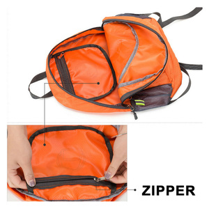 Mochila Deportiva Plegable y Portátil con Logotipo Personalizado, Impermeable, para Viajes al Aire Libre, con Cierre de Cremallera, de Poliéster, Moderna - Product Image 3