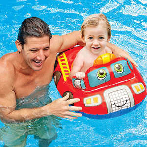 トレンド製品2024子供用漫画ベビーシートスイミングフロート子供用スイミングプールフロートカーフロート - Product Image 2