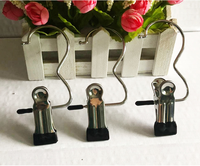 Cintres à clips multifonctions, lot de 10 pièces, gain de place, pour jeans, bottes de grande taille