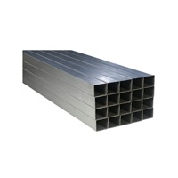 Perfil Cuadrado de Acero Galvanizado por Inmersión en Caliente Q355B, Tubo Cuadrado Galvanizado para Proyectos de Construcción, Exportación
