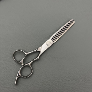 Tijeras de peluquería CNC para entresacar, acero VG10, hoja de 62 mm, para diestros, uso estético, tipo de hoja estándar - Product Image 2