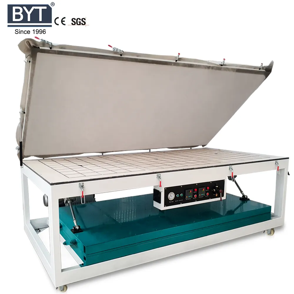 Wood Bending Solid Surface Silicone Rubber Membrane Machine For Sink Vacuum Heat Press Vacuum Fomrin Machine For Solid Surface